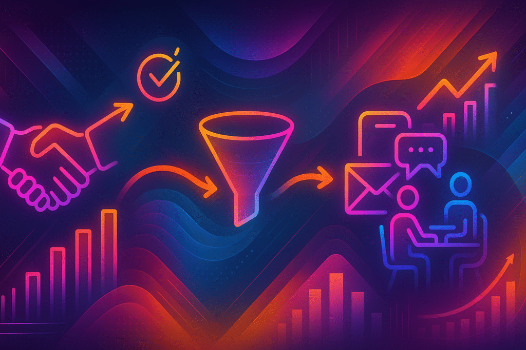 How does outsourced B2B prospecting work step-by-step?